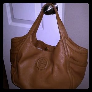 EUC Authentic Tory Burch Tan Leather Bag Hobo